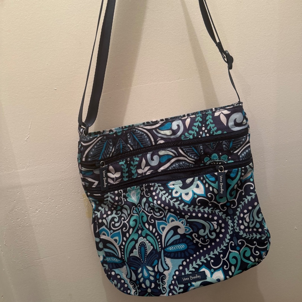 Vera Bradley blue crossbody bag